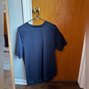 Mens Lululemon Licence to Train Short Sleeve Navy